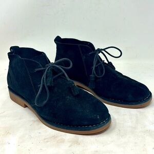 Hush puppies black suede chukka boots men’s size 9.5